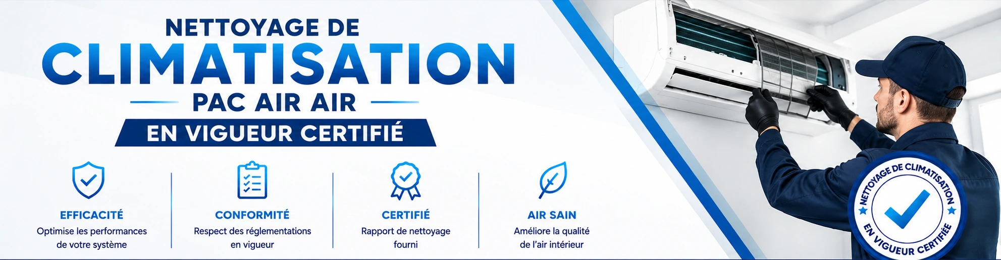 Conformité nettoyage climatisation